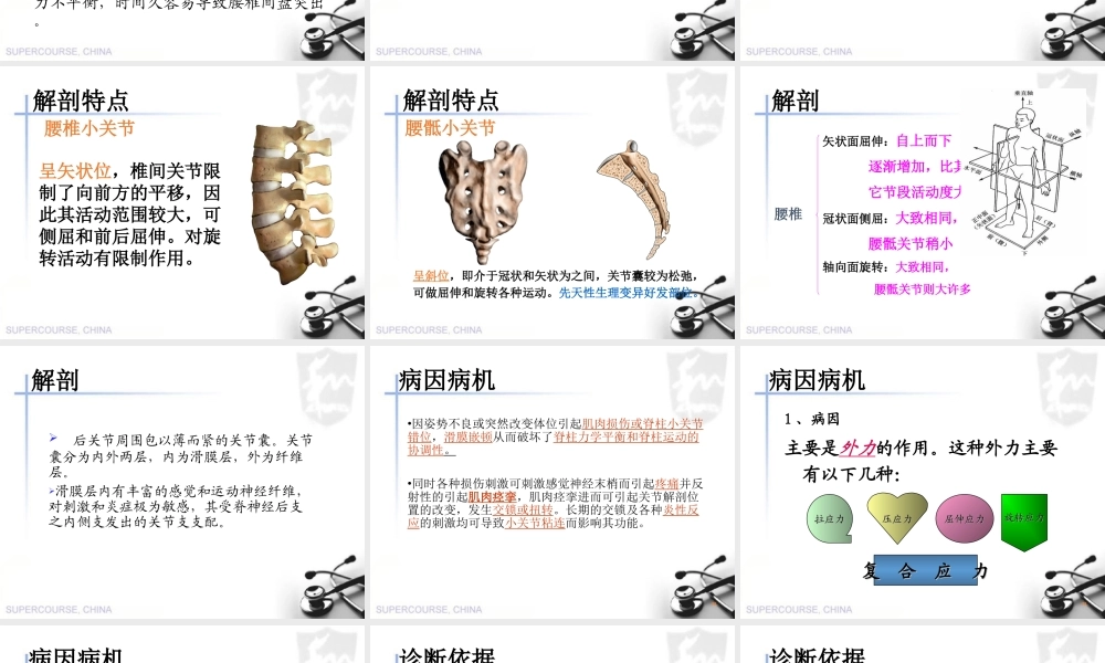 腰椎小关节滑膜嵌顿.ppt