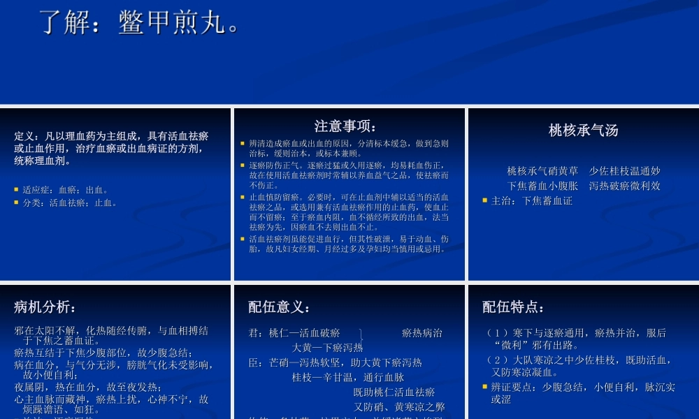 理血中成药及方剂.ppt