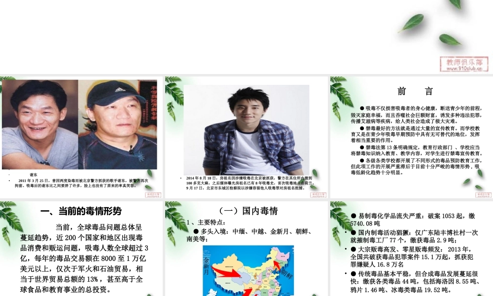 毒品的种类及识别.ppt