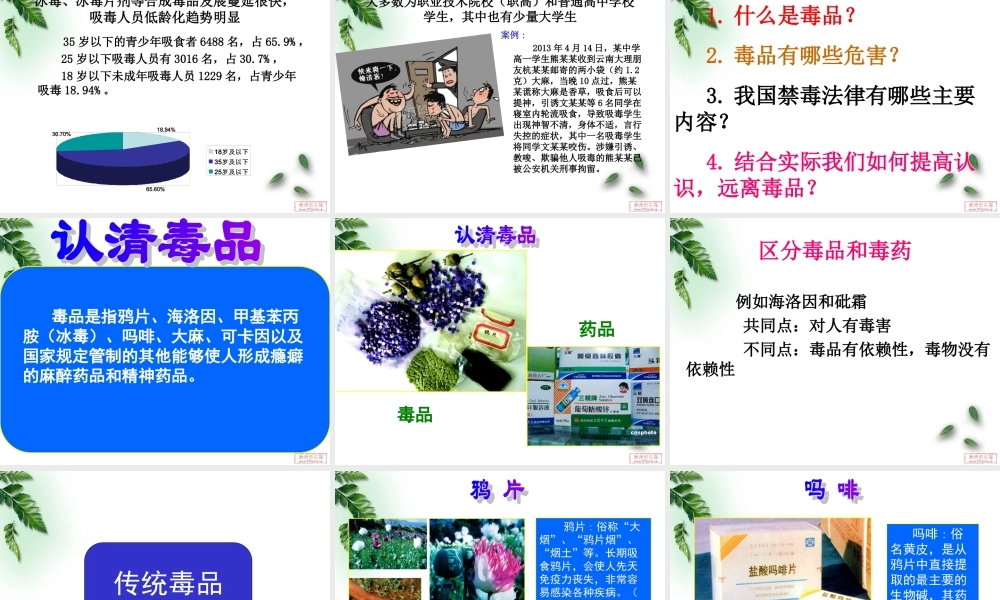 毒品的种类及识别.ppt