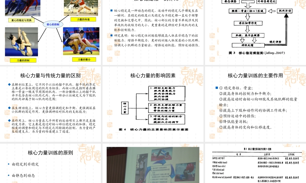 核心稳定性与脑瘫儿童康复训练.ppt