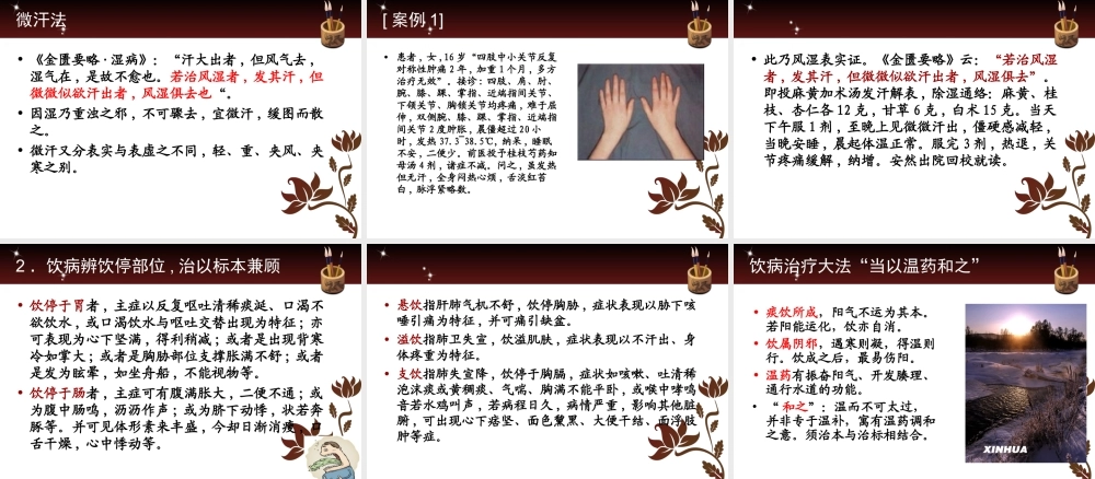 浅谈痰饮水湿病证治..ppt