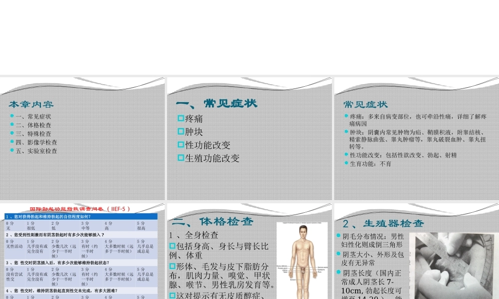 泌尿男性生殖系统常见症状及检查.ppt