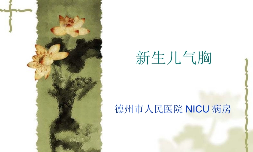 气胸病例讨论.ppt