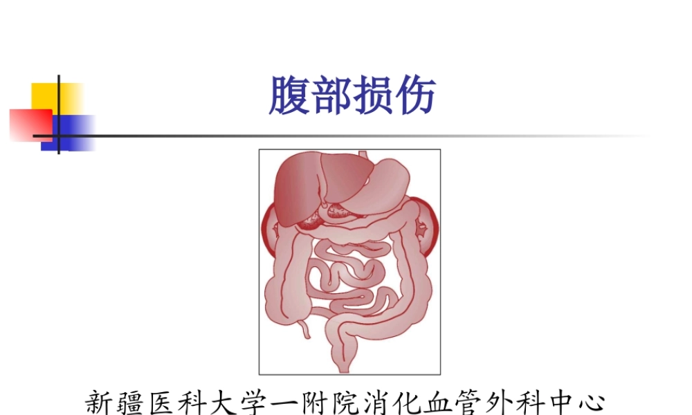 普外-腹部损伤.ppt