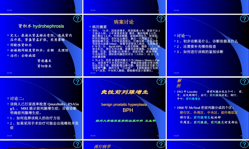 泌尿系统梗阻.ppt