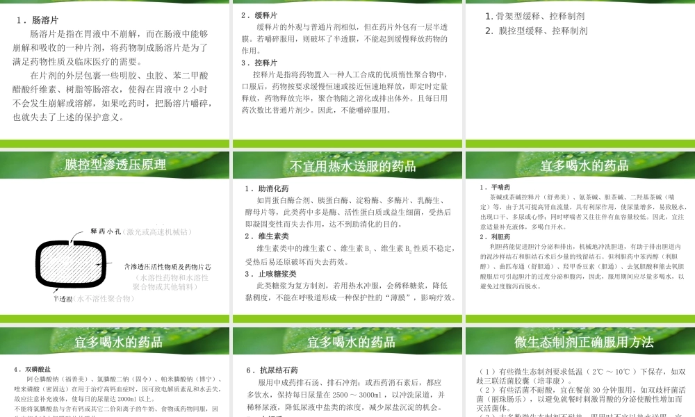 控释制剂的制备工艺-中山大学孙逸仙纪念医院.ppt