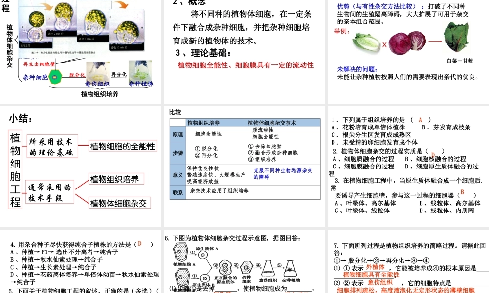 植物细胞工程.ppt