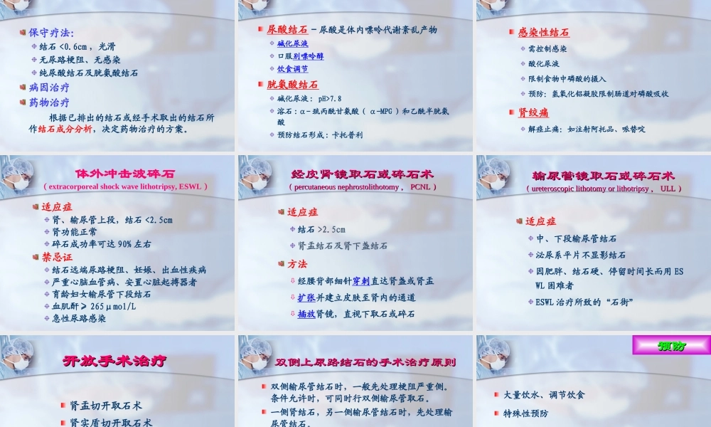 泌尿系结石与感染-秦教授.ppt