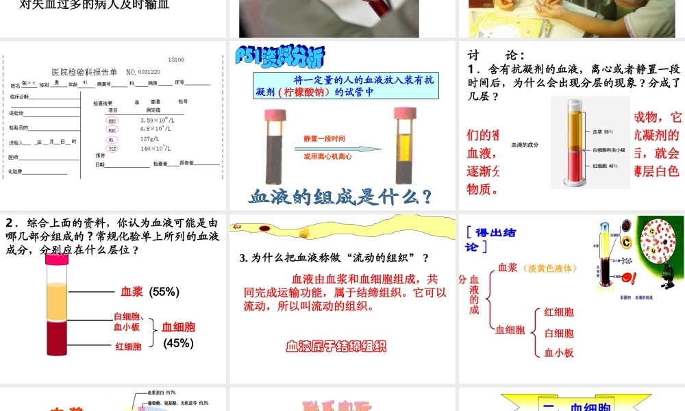 流动的组织—血液123456.ppt