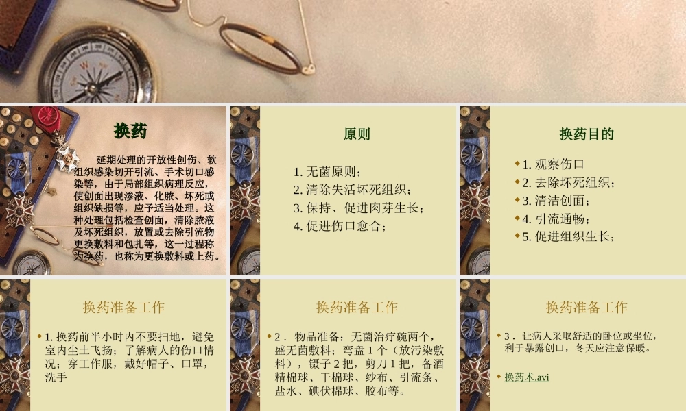 换药操作注意事项.ppt