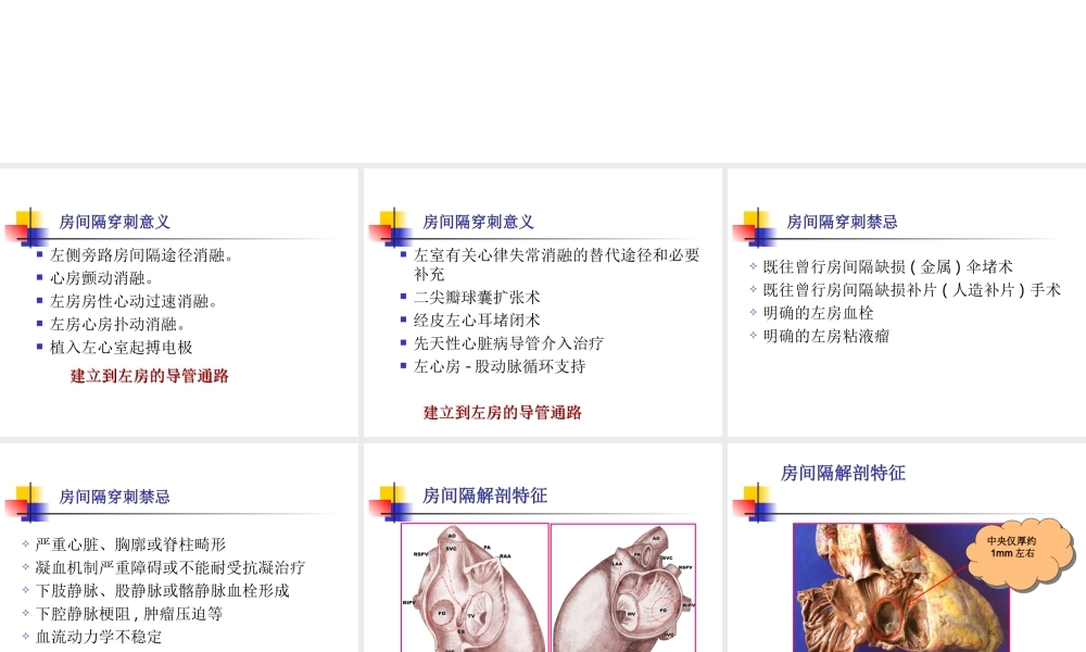 房间隔穿刺术李述峰-.ppt