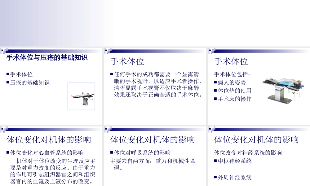 手术室体位摆放及注意事项.ppt