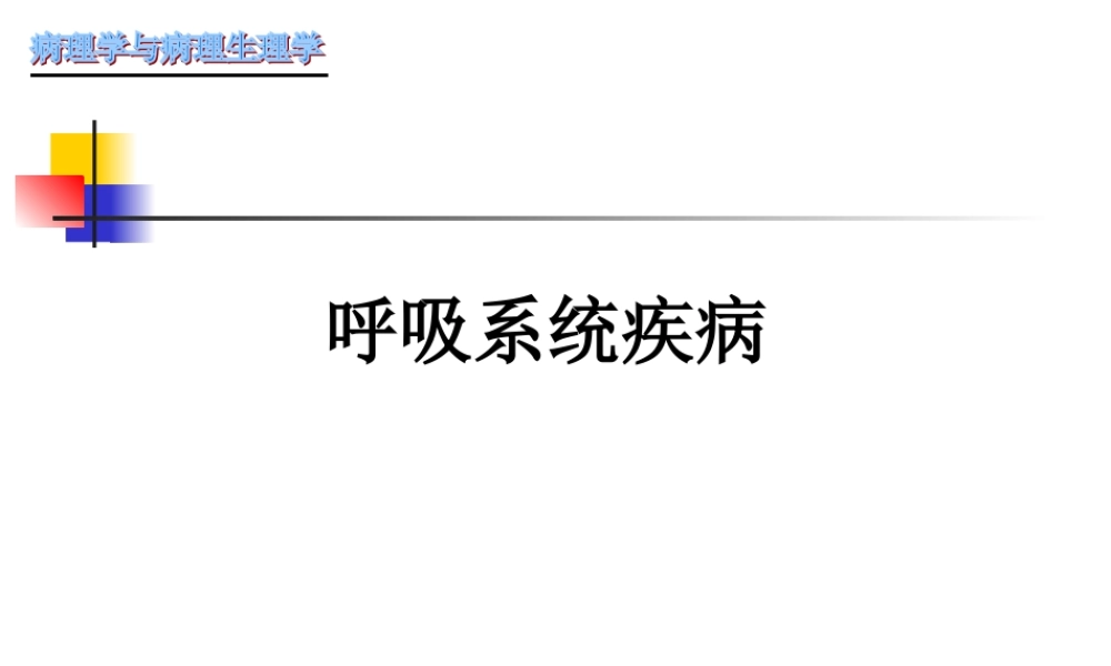 慢性支气管炎-肺炎.ppt