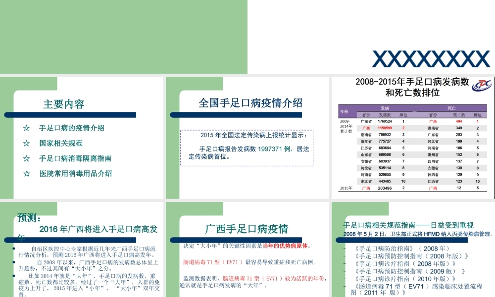 手足口病的隔离措施.ppt