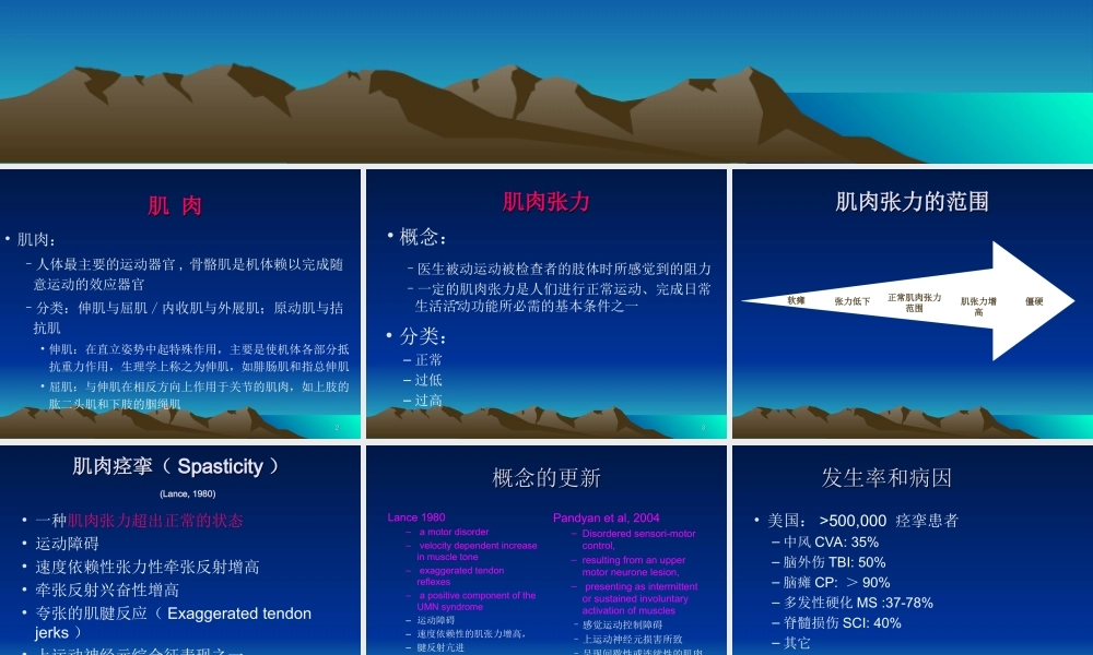 抗痉挛的康复处理.ppt