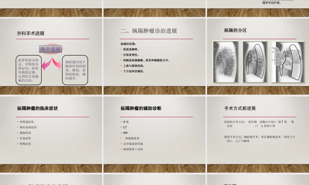 普胸外科诊治进展.ppt