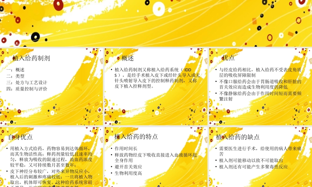 植入给药制剂.pptx