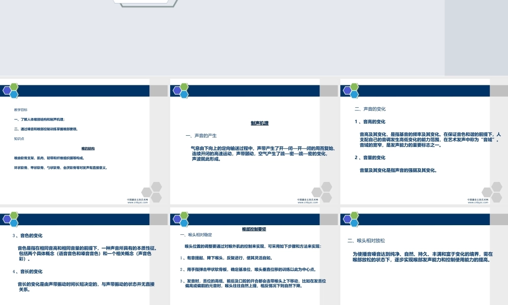 播音发声喉部控制剖析.ppt
