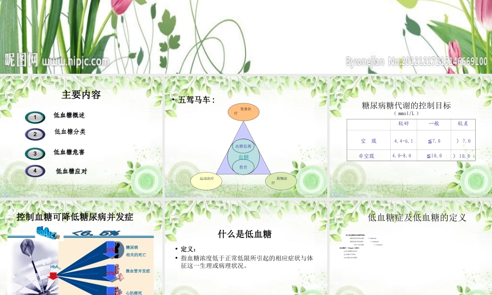 正确认识低血糖分析.ppt