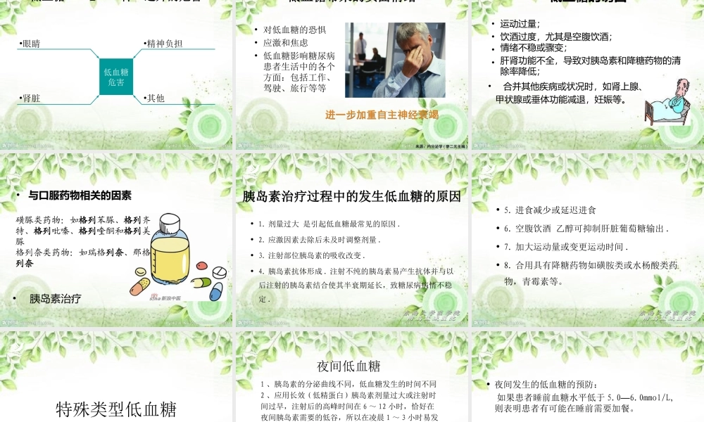 正确认识低血糖分析.ppt