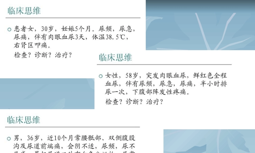 泌尿男性生殖系统感染.ppt