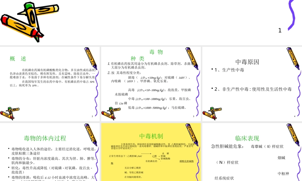 急性有机磷中毒详解.ppt