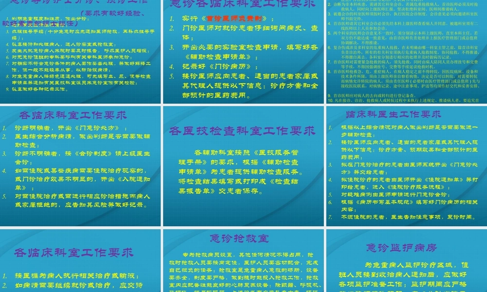 急诊诊疗流程.ppt