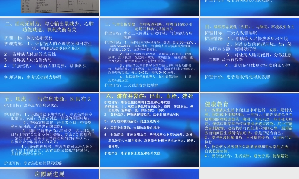 房颤病人的业务查.ppt