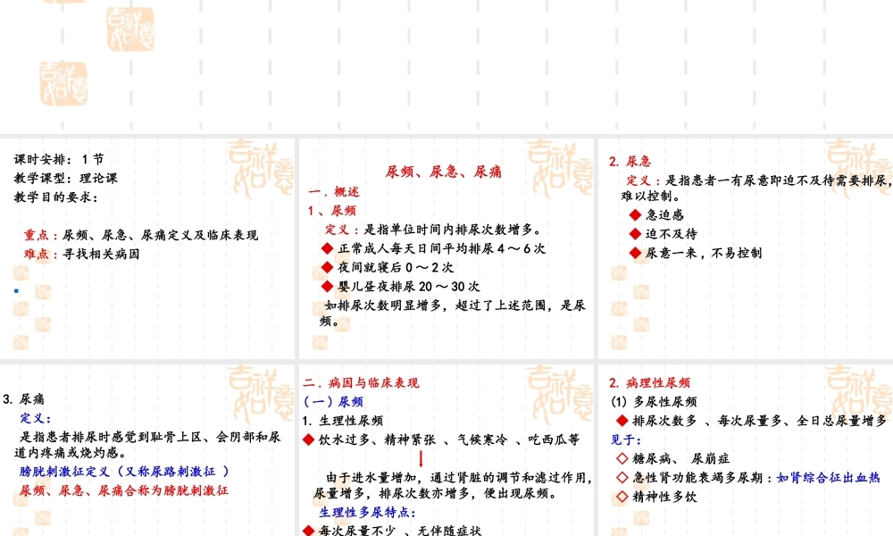 尿频、尿急、尿痛.ppt