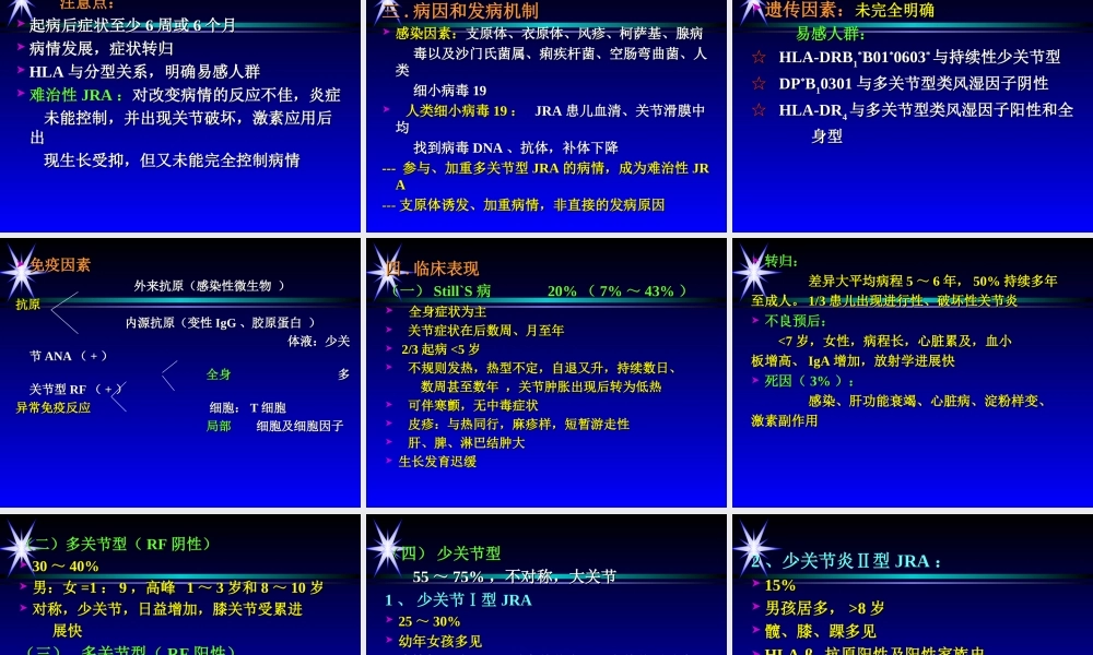 幼年型、类风湿性关节炎诊治总论.ppt