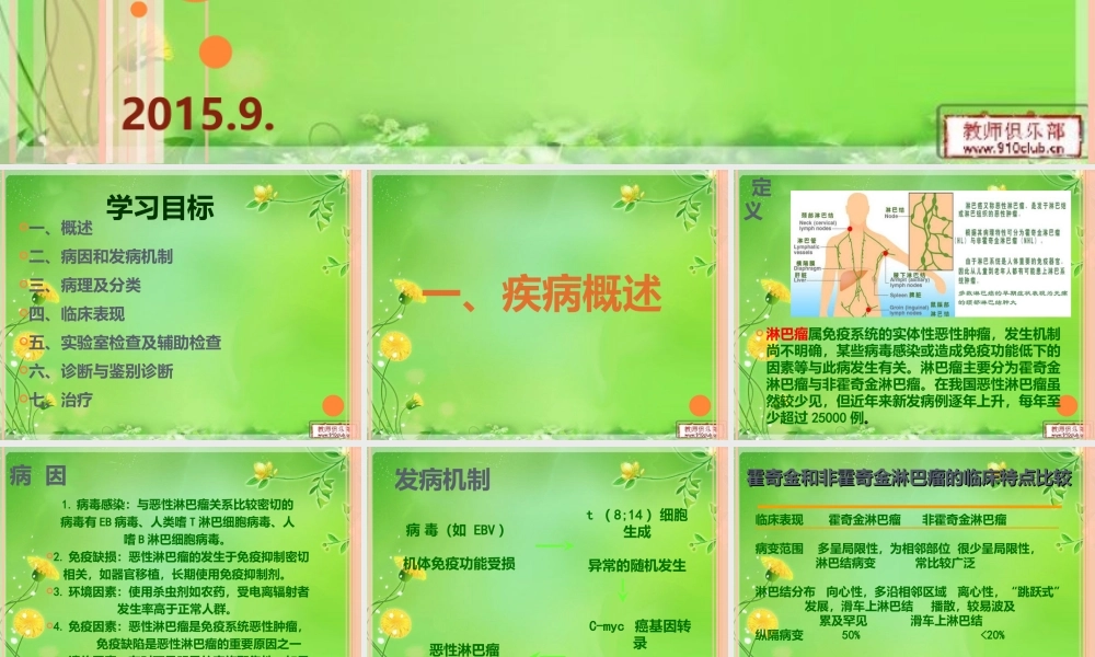 恶性淋巴瘤资料讲诉.ppt