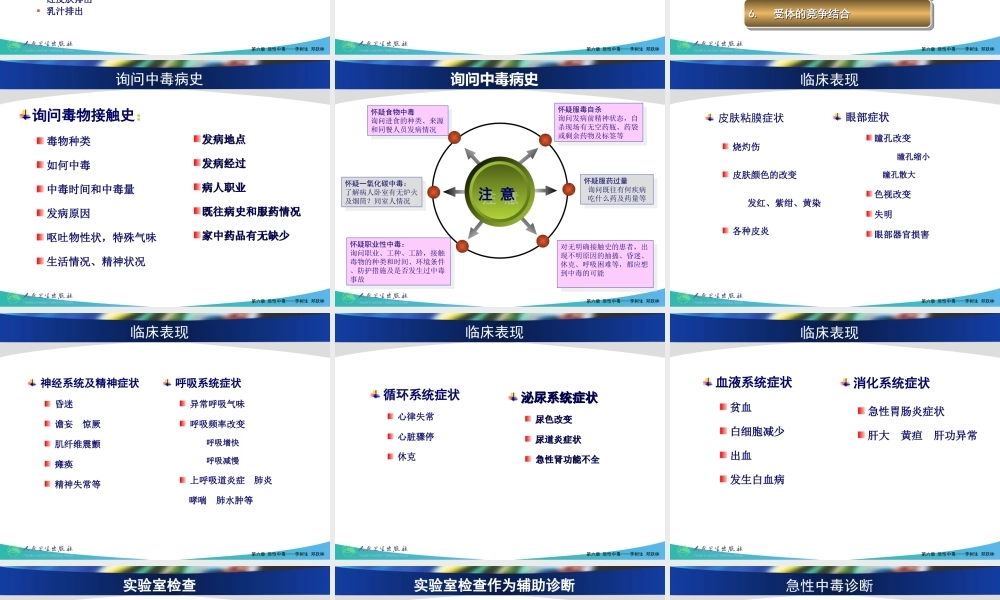 急性中毒(10月)指导.ppt