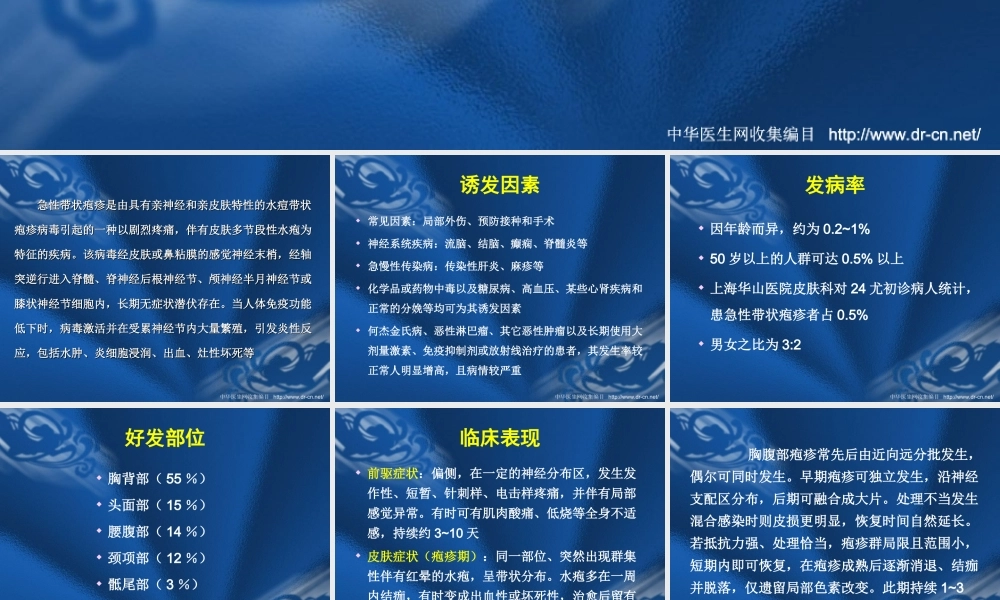 急性带状疱疹和疱疹后神经痛.ppt