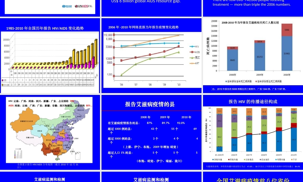 广东省艾滋病防治工作的进展.ppt