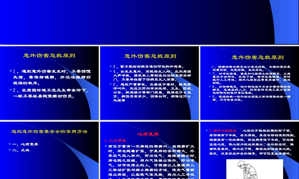 意外伤害的处理方法.ppt