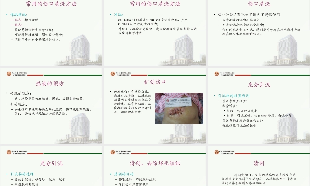 感染创面的处理及个案分析.ppt.ppt
