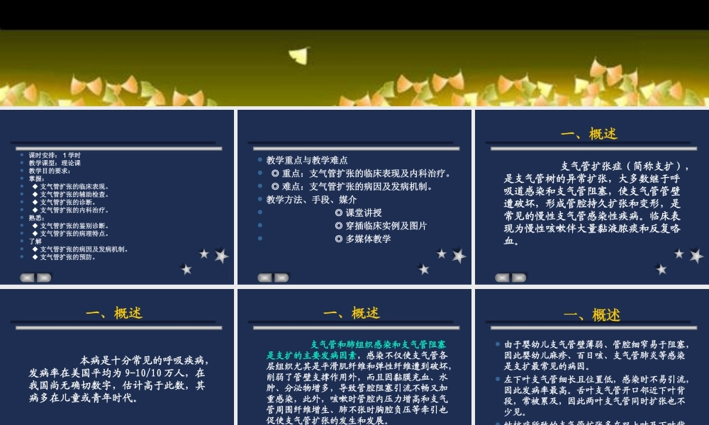 支气管扩张PPT.ppt