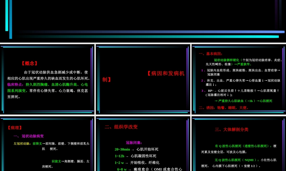 急性心肌梗死归纳.ppt