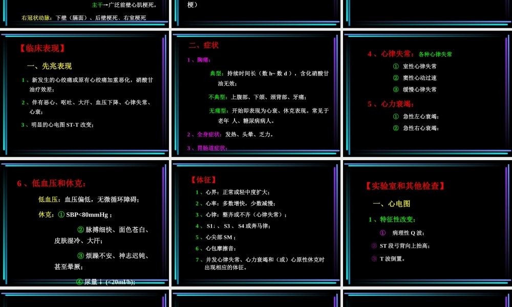 急性心肌梗死归纳.ppt