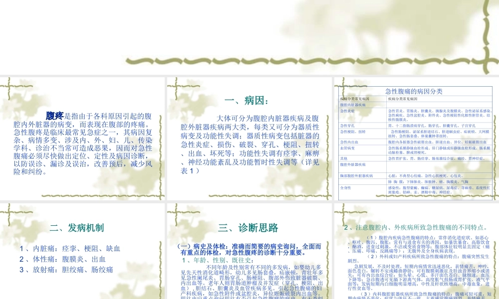 急性腹痛诊治规范.ppt