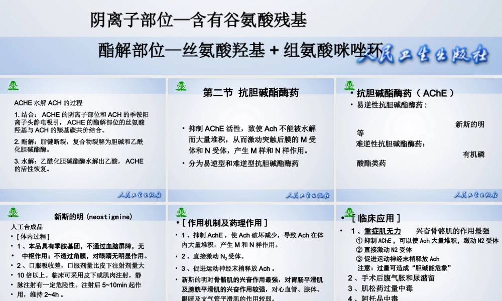 抗胆碱酯酶药.ppt