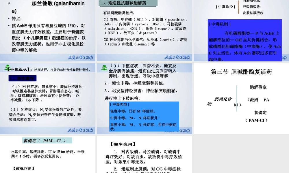 抗胆碱酯酶药.ppt