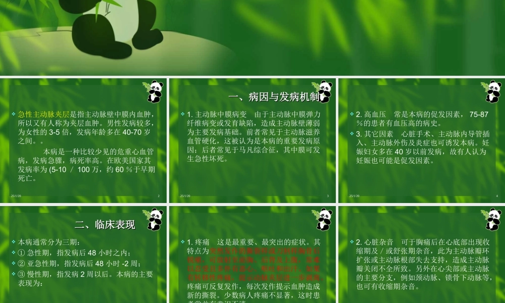 急性主动脉夹层.ppt