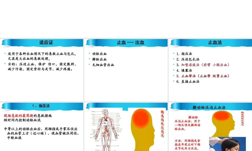 开放性伤口的止血..ppt