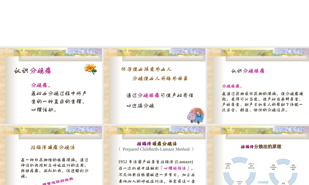 拉玛泽减痛分娩法.ppt