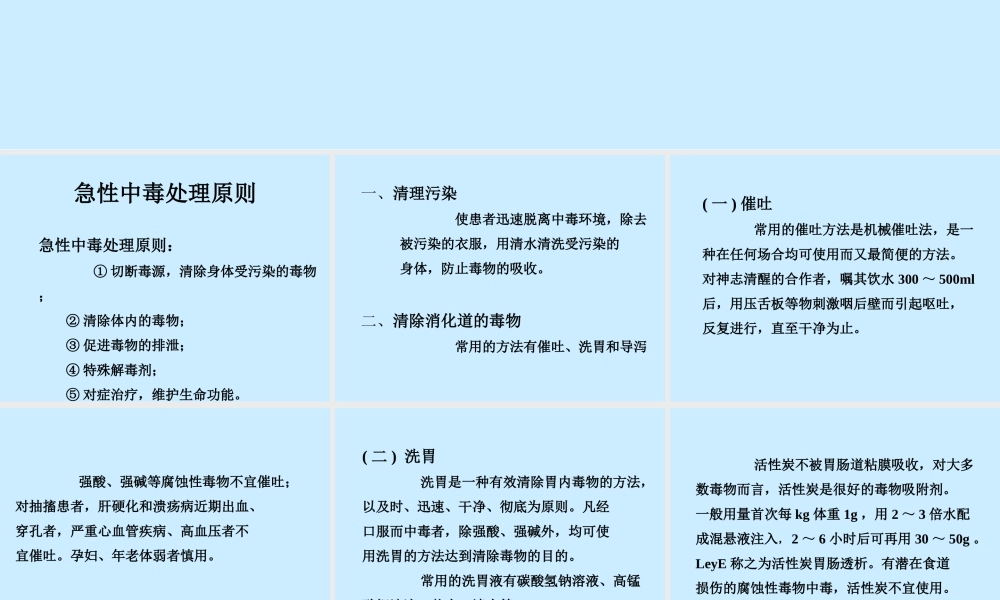 急性中毒(投影片)指导.ppt