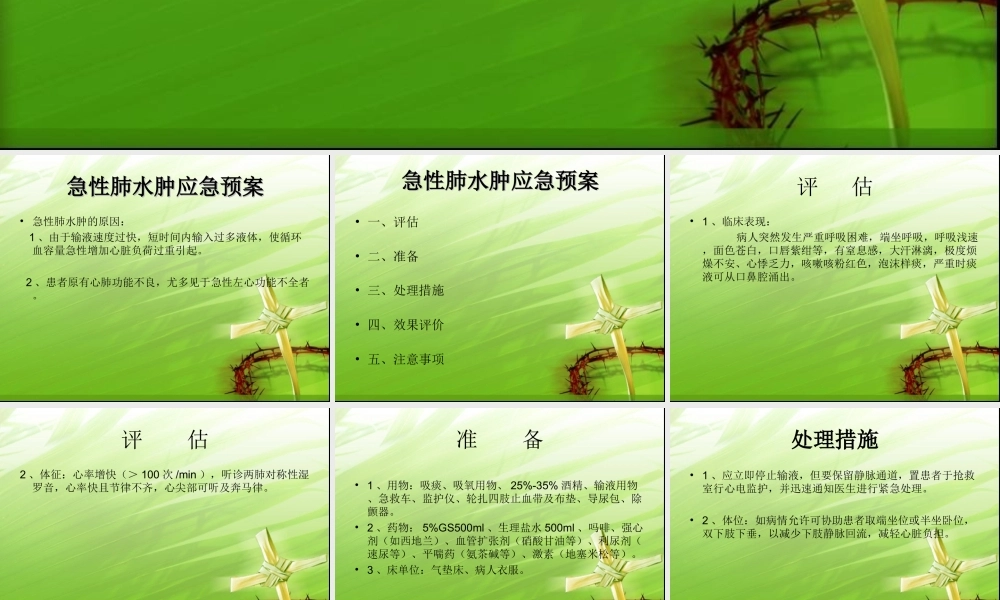 急性肺水肿的应急预案.ppt