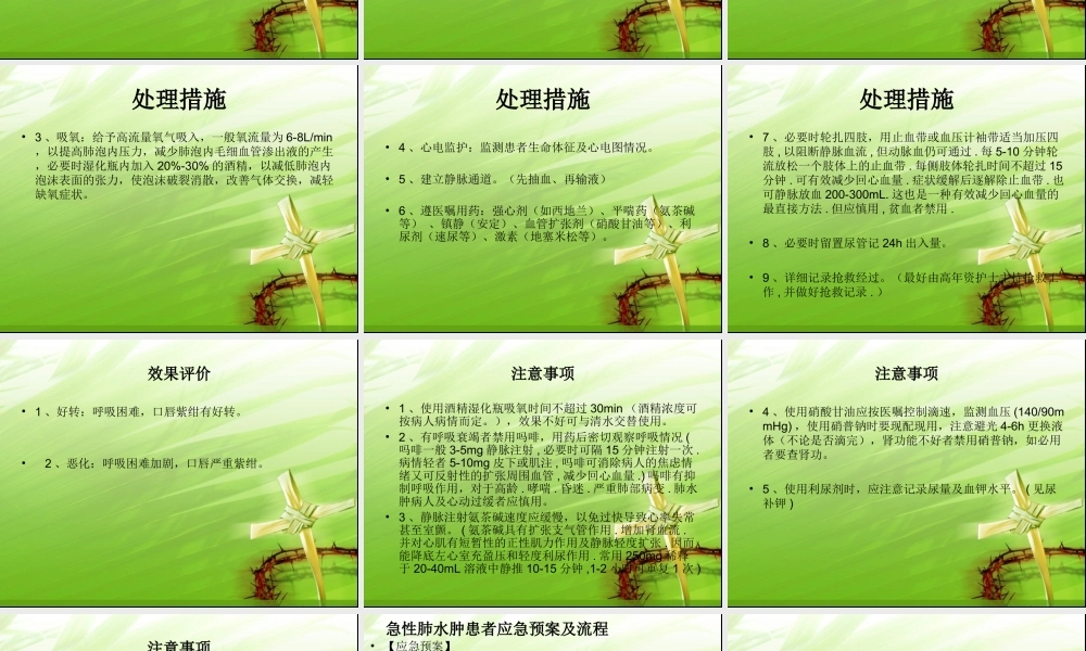 急性肺水肿的应急预案.ppt