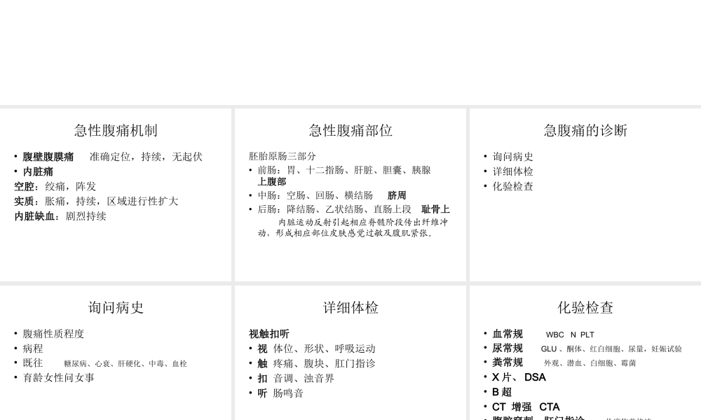 急腹痛和腹部战创伤救治.ppt